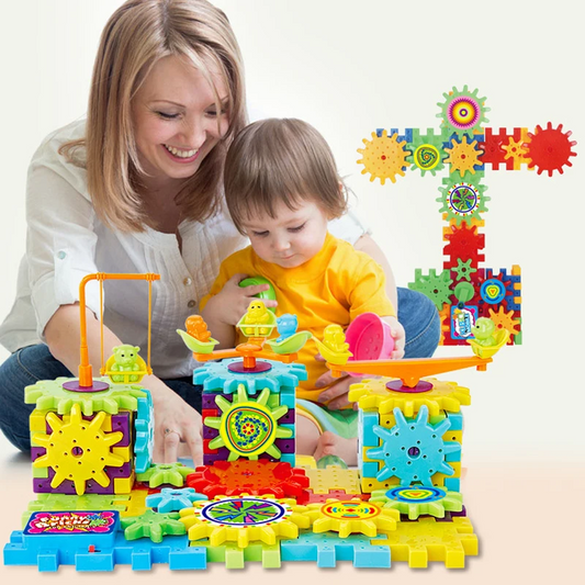 Hot 81 PCS Electric Gears 3D Puzzle Model Building Kits