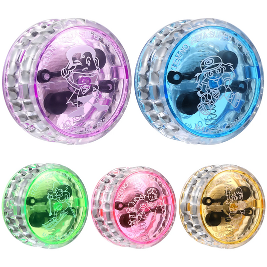 3Pcs Luminous Yo-yo Ball Pull Line Yoyo Ball for Kids