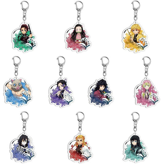 Anime Demon Slayer Keychain Cartoon