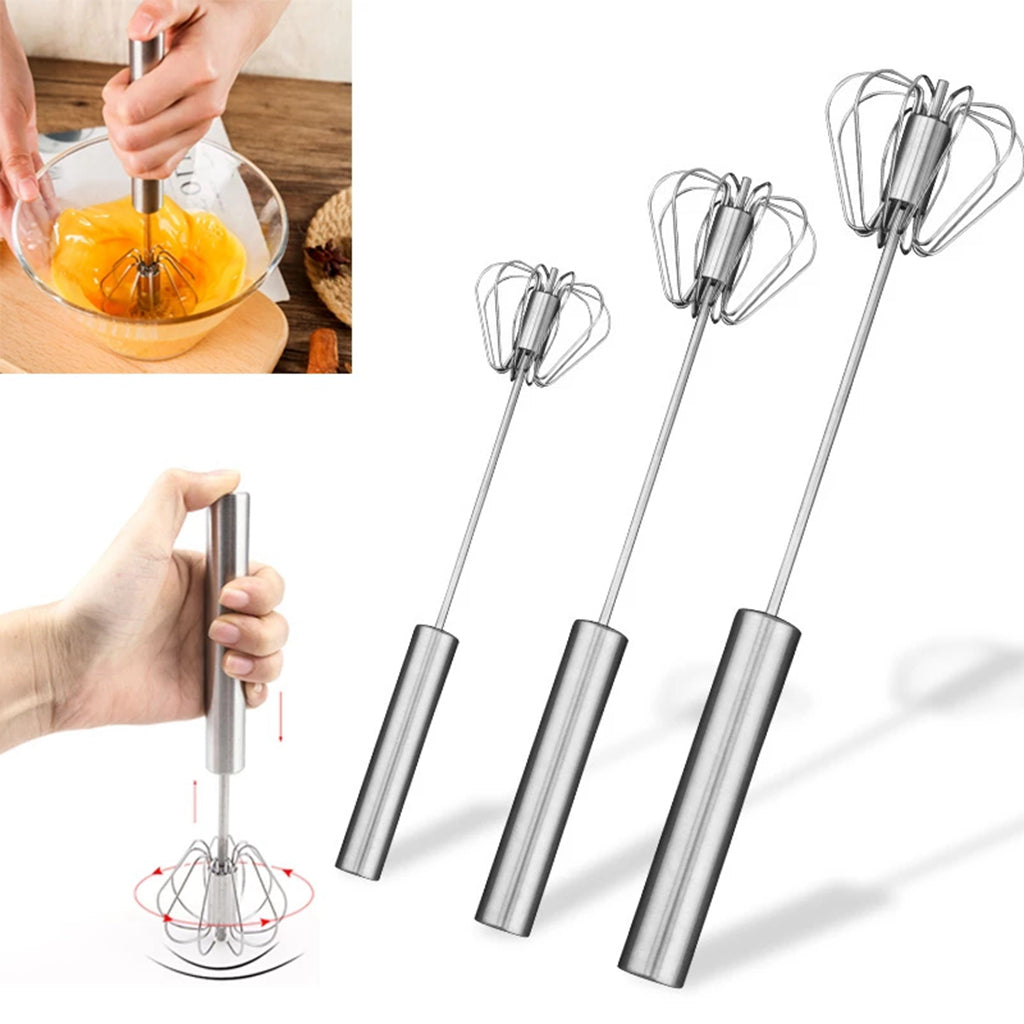 Semi Automatic Mixer Whisk Egg Beater Stainless Steel