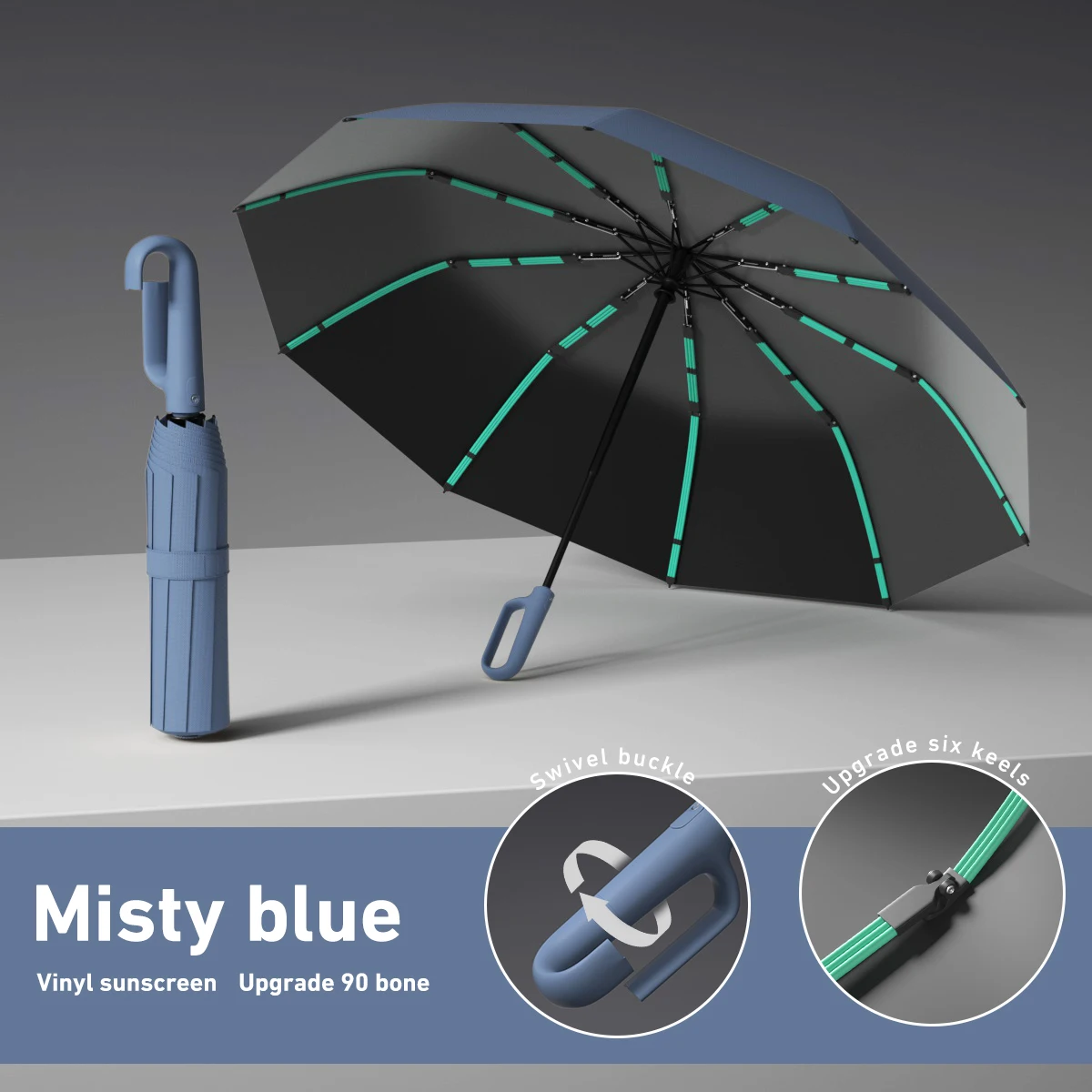 Men Women Umbrella Fully Automatic