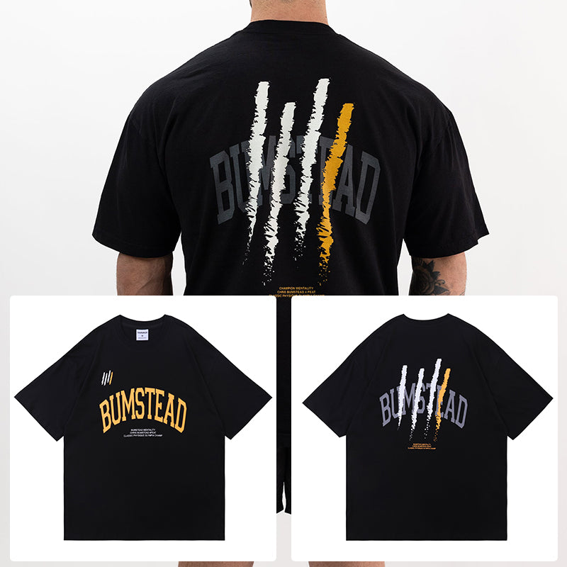 New Gym Fitness T-shirt Loose Oversized Cotton Men Short Sleeves