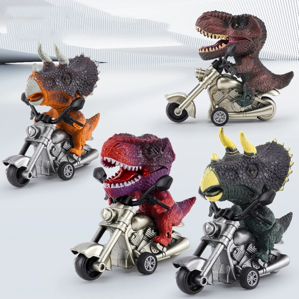 Dinosaur Modeling Pullback Motorcycle
