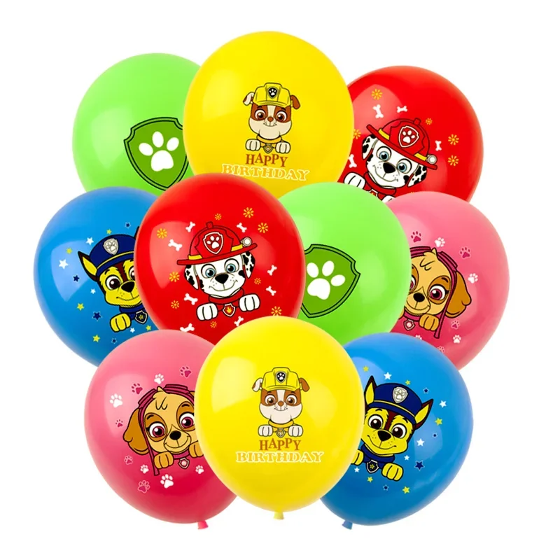 Paw Patrol Balloons Cute Cartoon Patrol Canine Chase Balloon Anime
