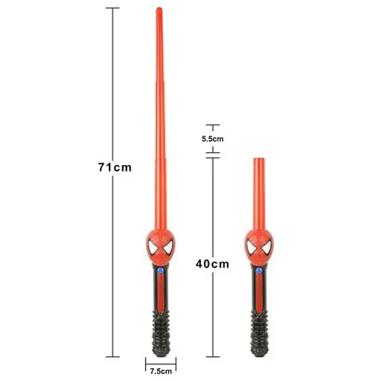 LED Light Sound Superhero Sword Figurines Hulk