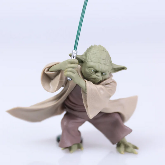 Disney Anime Star Wars Mandalorian Master Yoda with Sword