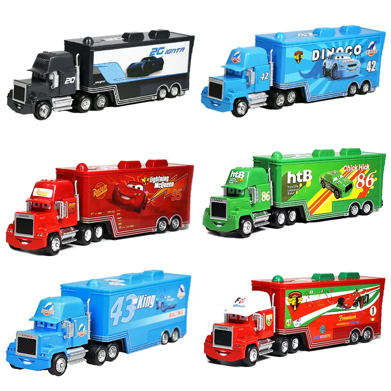 Disney Pixar Cars 2 3 Toys Lightning McQueen Truck