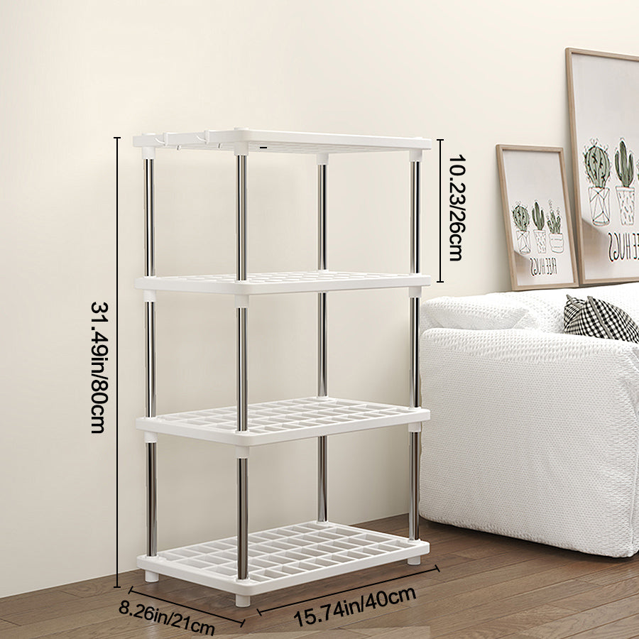 Four-Layer Multi-Functional Storage Rack Bathroom Living Room
