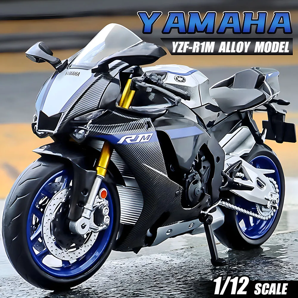 1/12 Scale Yamaha YZF-R1M Motorcycle Model Toy