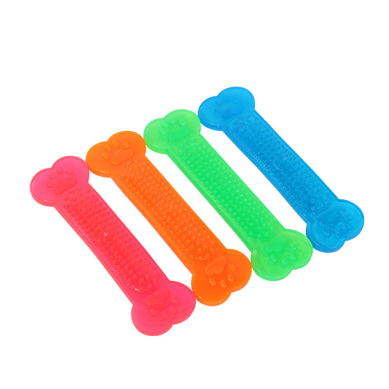Pet Dog Chew Toys Rubber Bone Toy Aggressive Chewers Dog