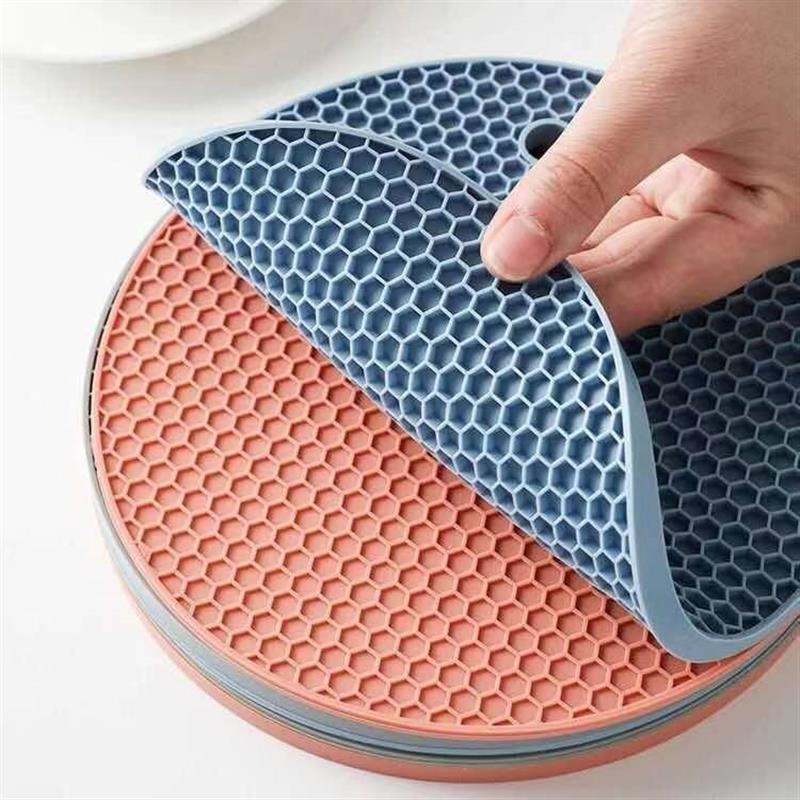Kitchen Silicone Tableware Mat Round Non Slip