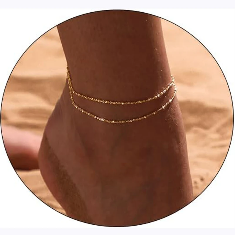 Waterproof Ankle Bracelets for Women