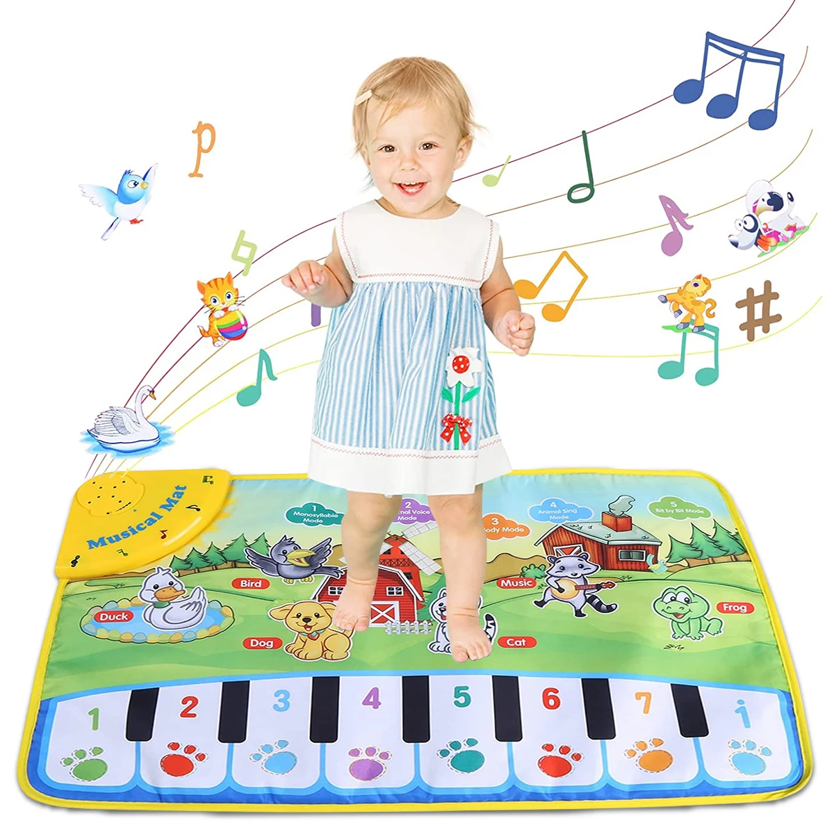 60x39cm Musical Piano Mat for Kids Toddlers