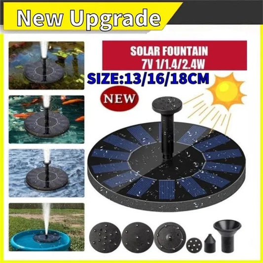 Solar Fountain Pump Energy-saving Plants Watering Kit