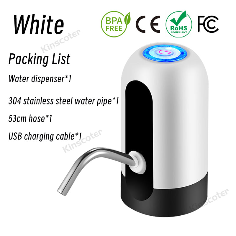 Portable Automatic Drinking Water Pump with Switch and USB Charging