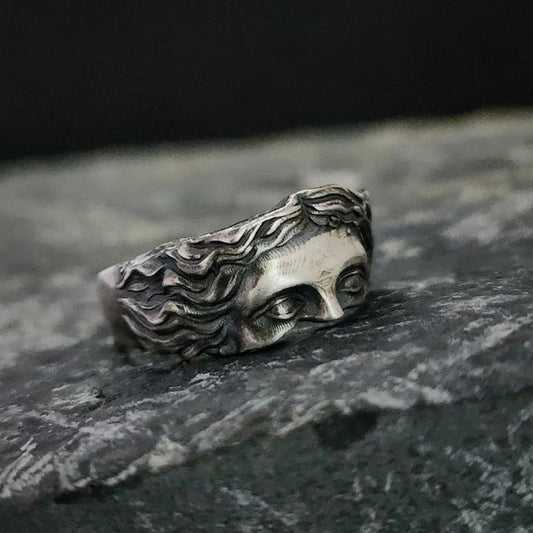 Retro Half Face Venus Ring For Men Women