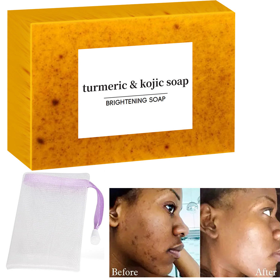 Turmeric Kojic Acid Glow Soap Dark Spot Acne Removal