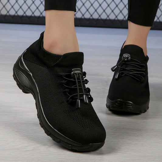 Fashionable flying woven women's shoes