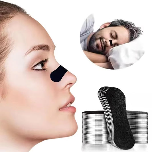 20Pcs Black Nasal Breathing Strips Stop Snore