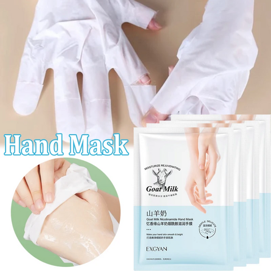 5 Pairs Goat Milk Hand Mask
