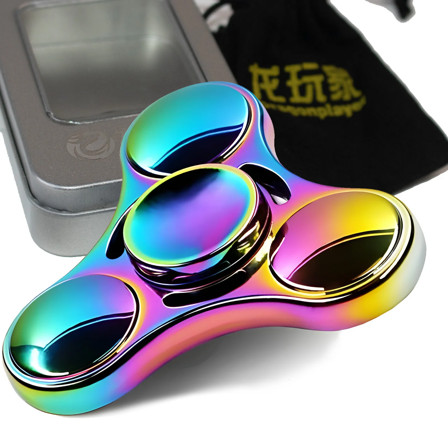 Stainless Steel Fidget Spinner 3 Minutes More - High Speed