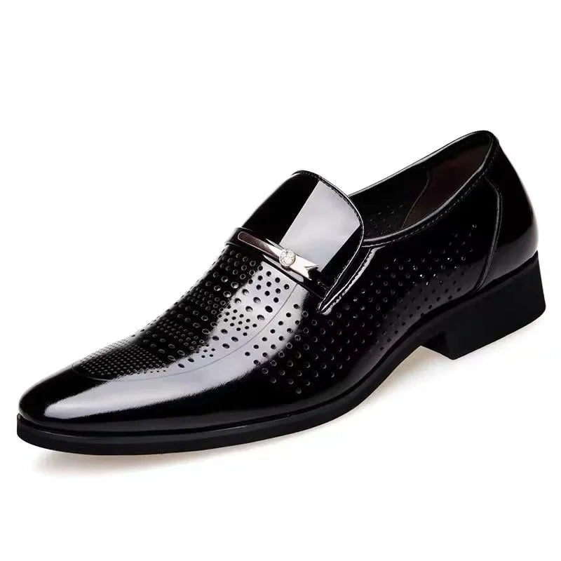 Luxury Business Oxford Leather Shoes Men Breathable