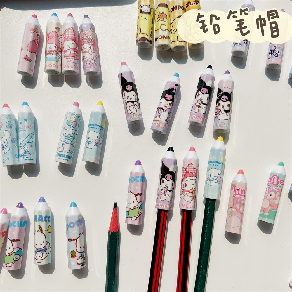 4pcs Pencil Cap Protector Elementary Cinnamoroll