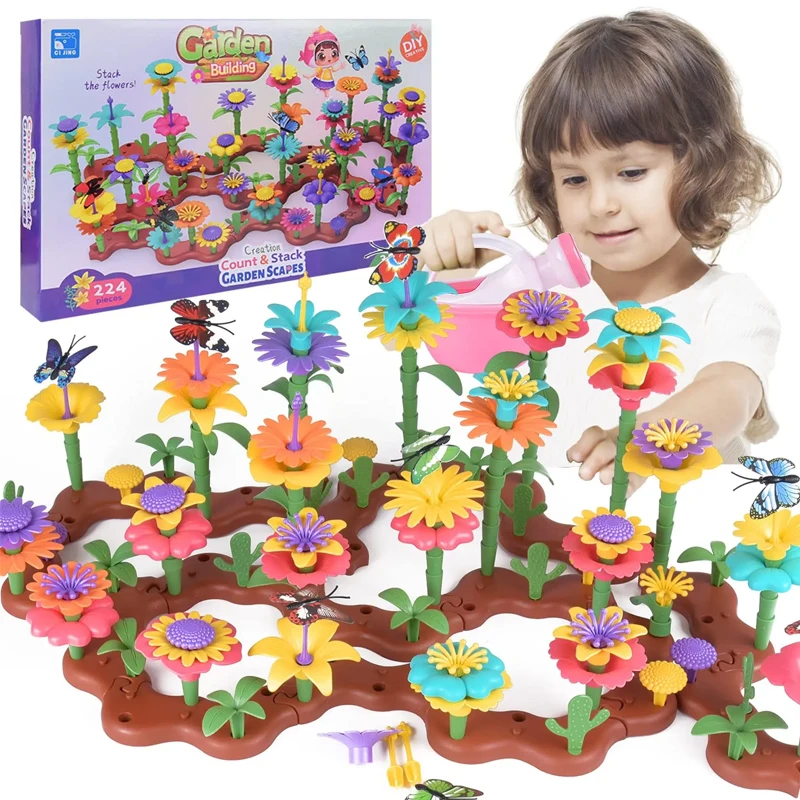 90pcs New Grow Their Imagination with STEM Educational Flower