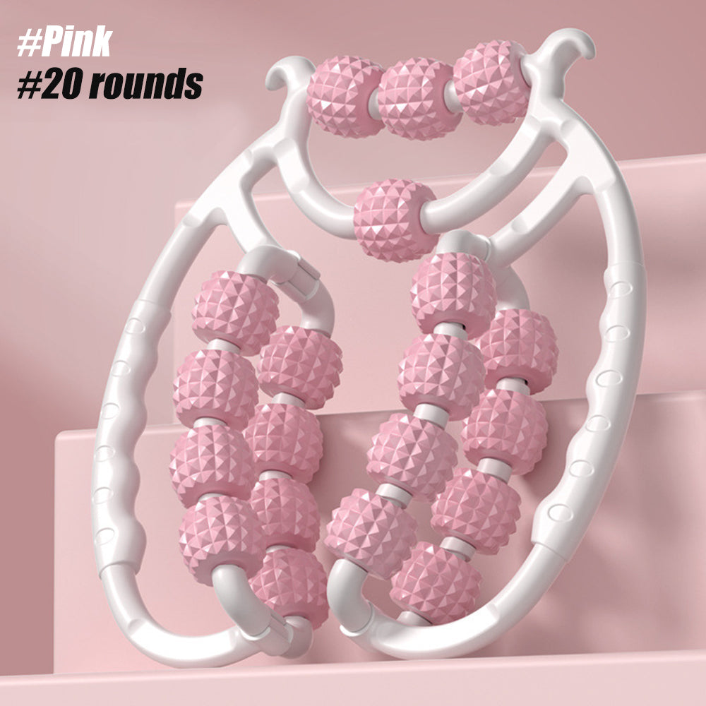 Newest 20 Wheel Annular Leg Clamp Massager Anti-cellulite Massager Body