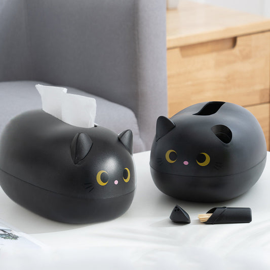 Cute Cat Tissue Box Napkin Storage Box