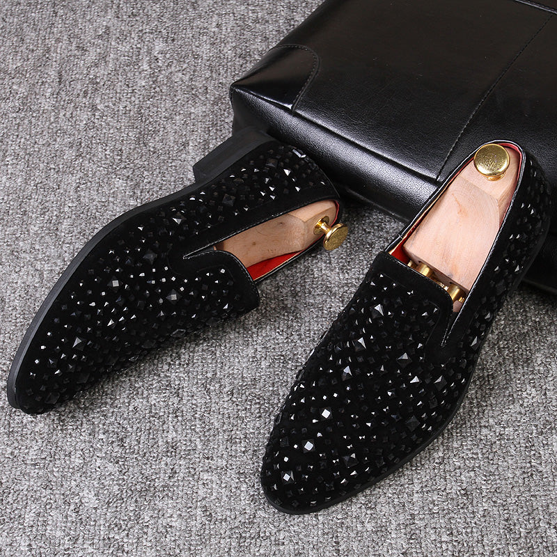 Black Spikes 2022 New Brand Mens Loafers Luxury Shoes