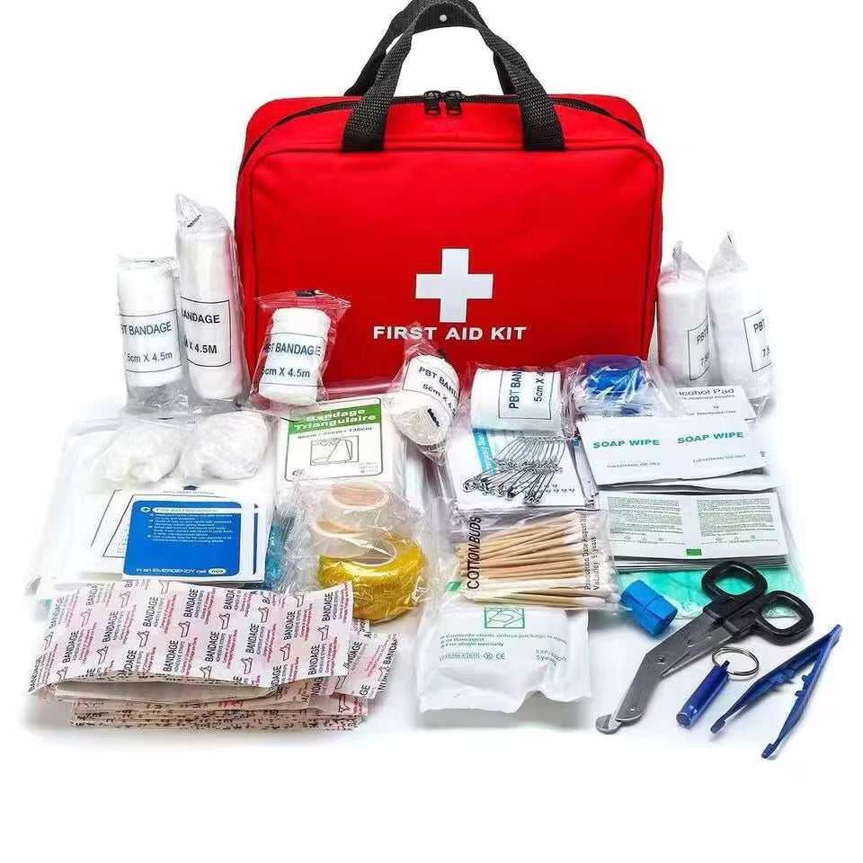 184pcs First Aid Kit, Multi-purpose Emergency Medical