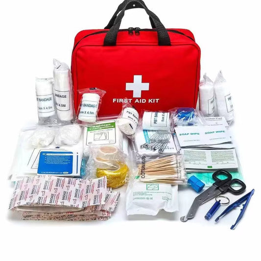 184pcs First Aid Kit, Multi-purpose Emergency Medical
