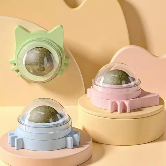 Catnip Balls Funny Lickable Cat Snack Catnip Balls Kitten Playing