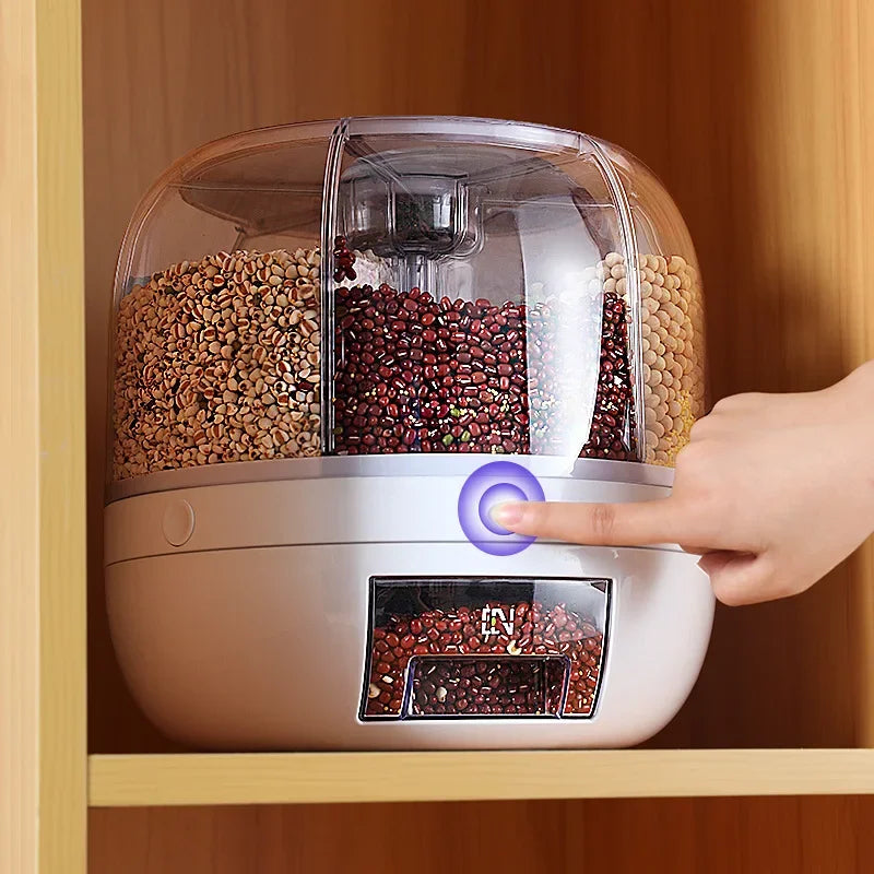 360 Degree Rotating Rice Dispenser Sealed