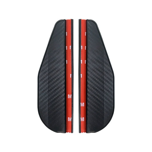 2PCS Car Rearview Mirror Rain Eyebrow Carbon Fiber