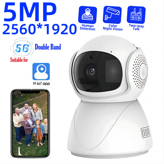 WiFi Smart IP Camera 2MP/5MP AI Human Detect Color Night