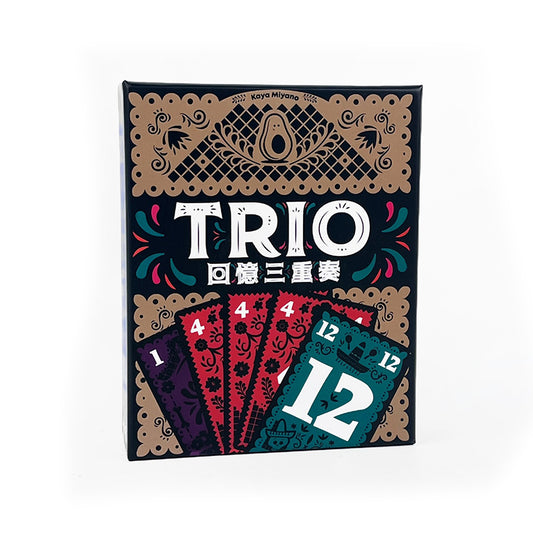 Trio Game Strategic Card Board Game for Family
