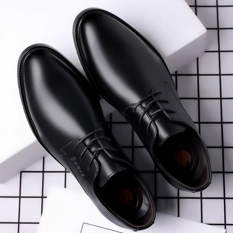Black Formal Work Shoes Men's Wedding Groomsmen