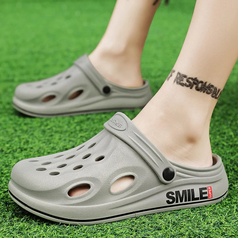 Men Trend Clogs Sandals Slippers Fashion Men's Summer