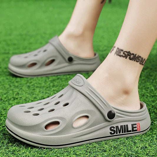 Men Trend Clogs Sandals Slippers Fashion Men's Summer