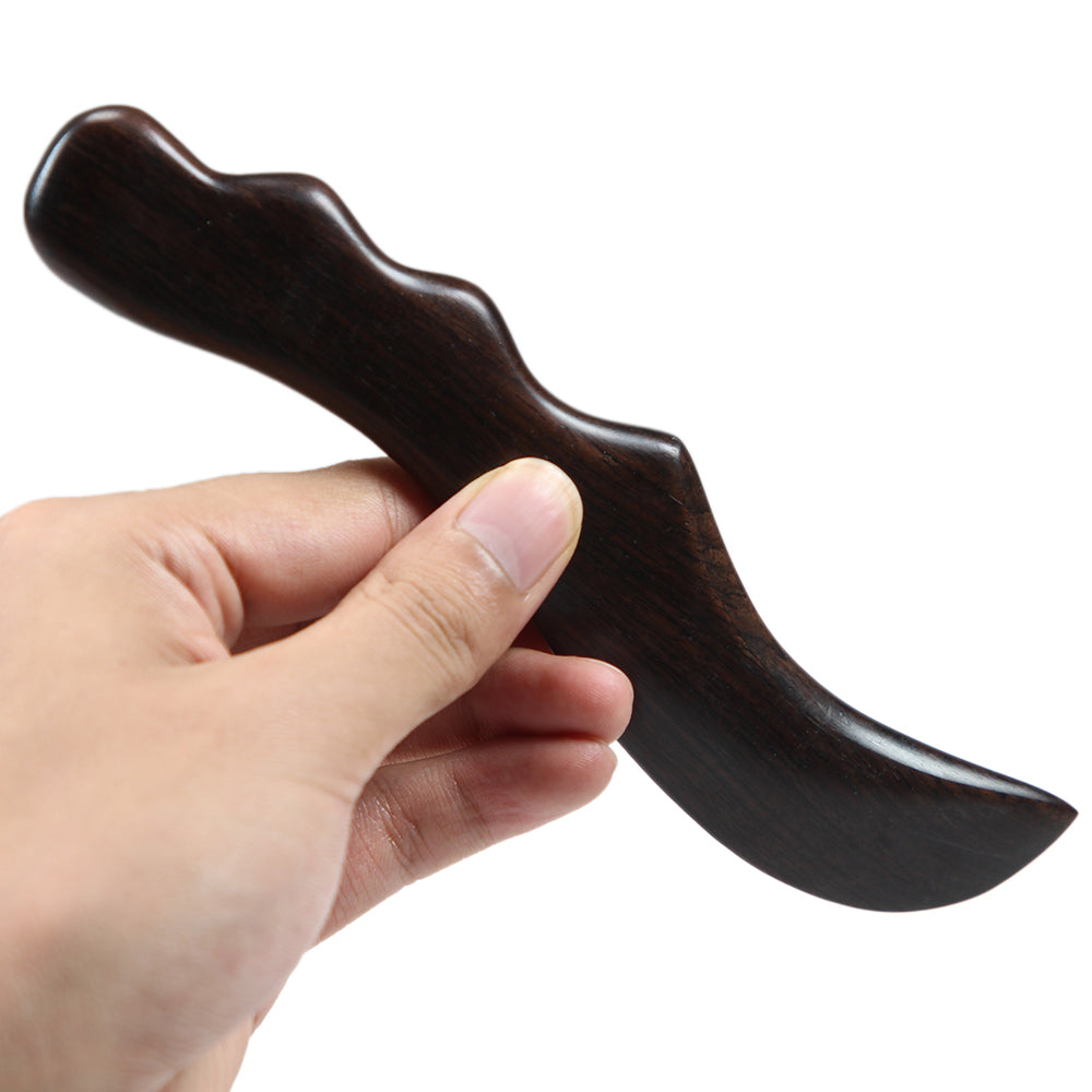 1Pcs Lymphatic Drainage Massager Wooden Gua Sha Tool