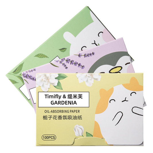 100Pcs new Face Oil Blotting Paper Protable
