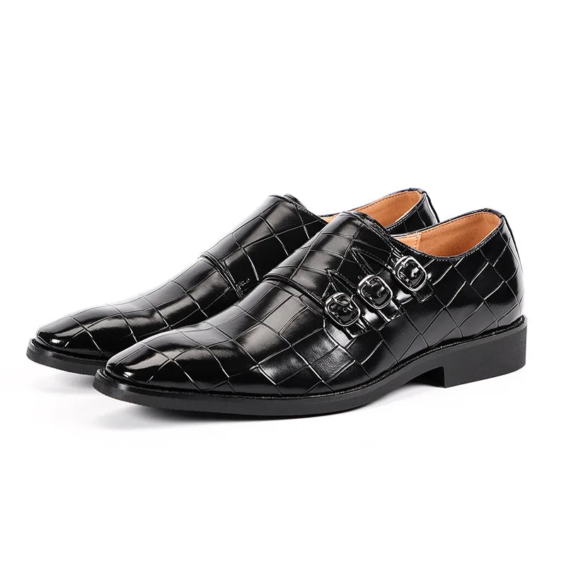 Slip on Dress Shoes Men Oxfords Fashion Business Office Men's Shoes
