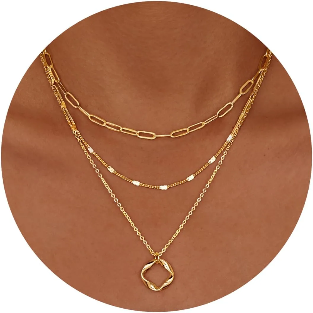 Layered Gold Necklaces for Women