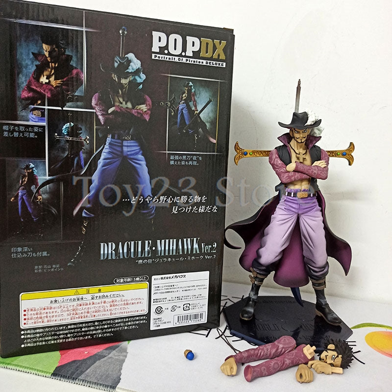 Japanese Anime One Piece Mihawk Dracule Action Figure
