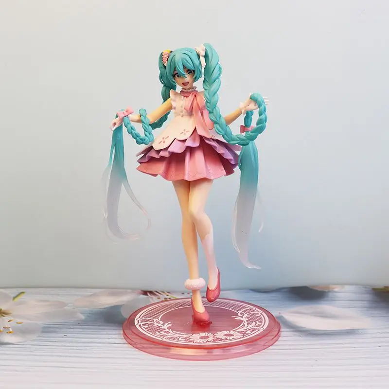 The 20cm Project DIVA Arcade Pink Cherry Hatsune Miku Figure Anime