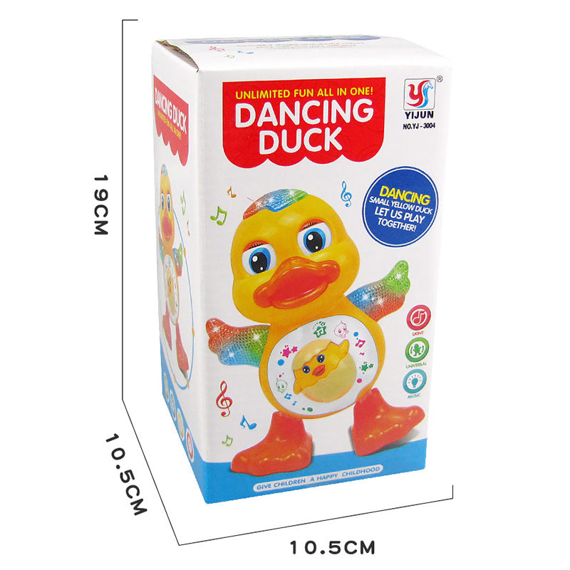 Electric Dancing Duck Funny Blink Eyes Flashing Light Shake