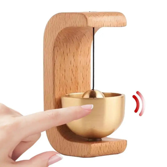 Wood Doorbell Chime Magnetic Landscape