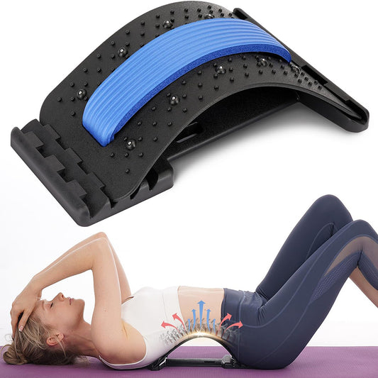 Magnetic Therapy Back Stretcher Multi-Level Adjustable Massager